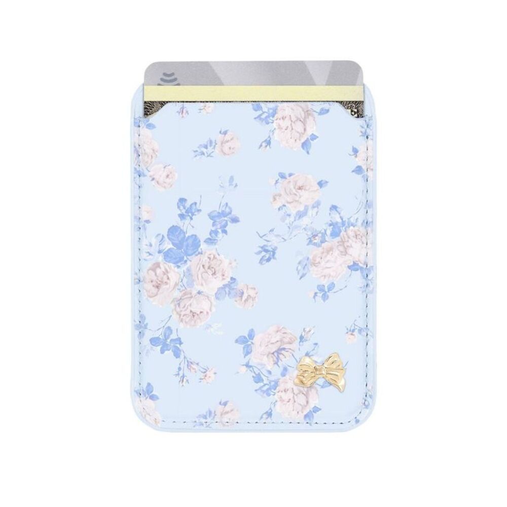 – Case-Mate Everblooming Rosettes Magnetic Cardholder Whisper Blue